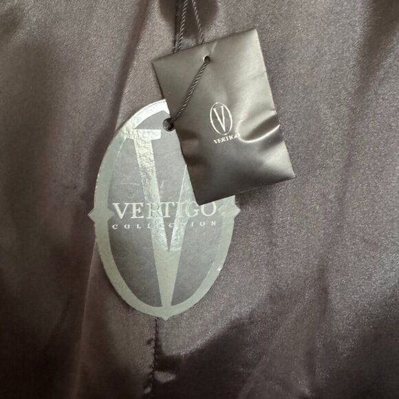 Vertigo Collection Rush Black Double Breasted Notch Collar Blazer Size 12 - Picture 8 of 11